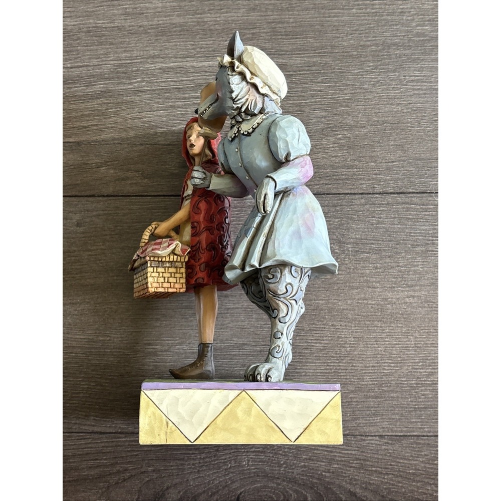 Jim Shore 2007 Wolf in Grandma's Clothing Little Red Riding Hood 4009753 NO Box - Picture 6 of 9